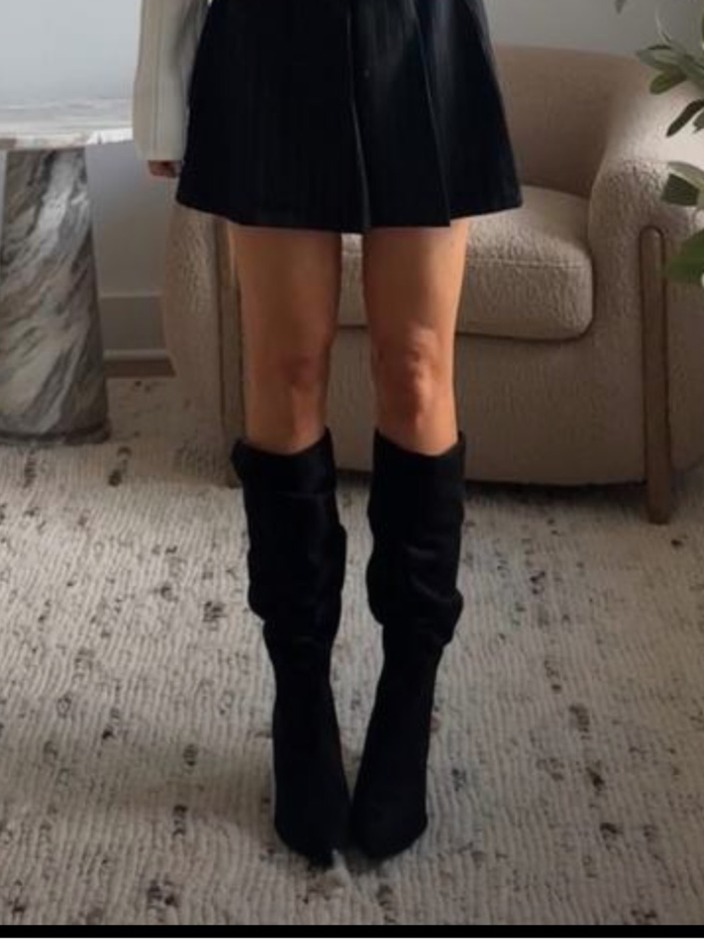 Womens faux suede boots